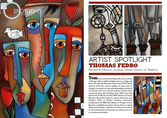 On his way to the big time Mt. Prospect artist ready for exhibition in the Big Apple - Thomasfedro