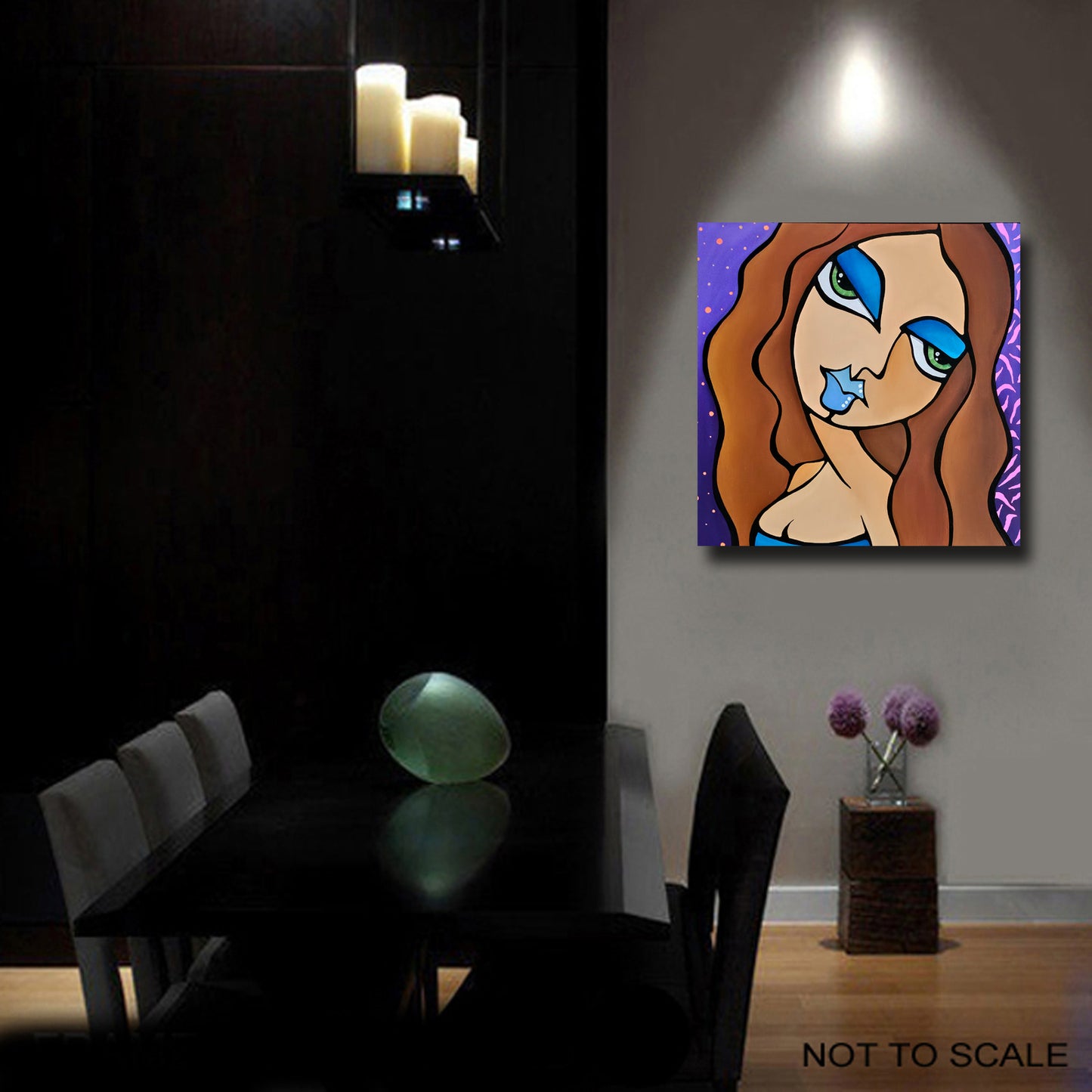 Abstract painting Modern pop Art Contemporary Portrait - Diversity