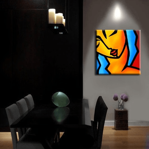 Abstract painting Modern pop Art colorful portrait - Passage - Thomasfedro