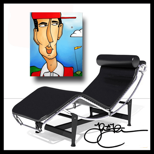 Abstract art canvas golf print Modern pop - Long Ball - Thomasfedro