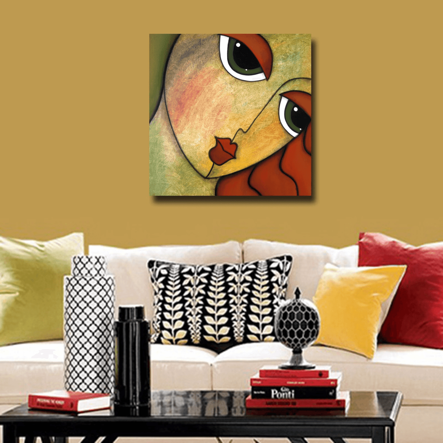 Abstract art original Modern Home Decor Canvas Print - Flawless - Thomasfedro