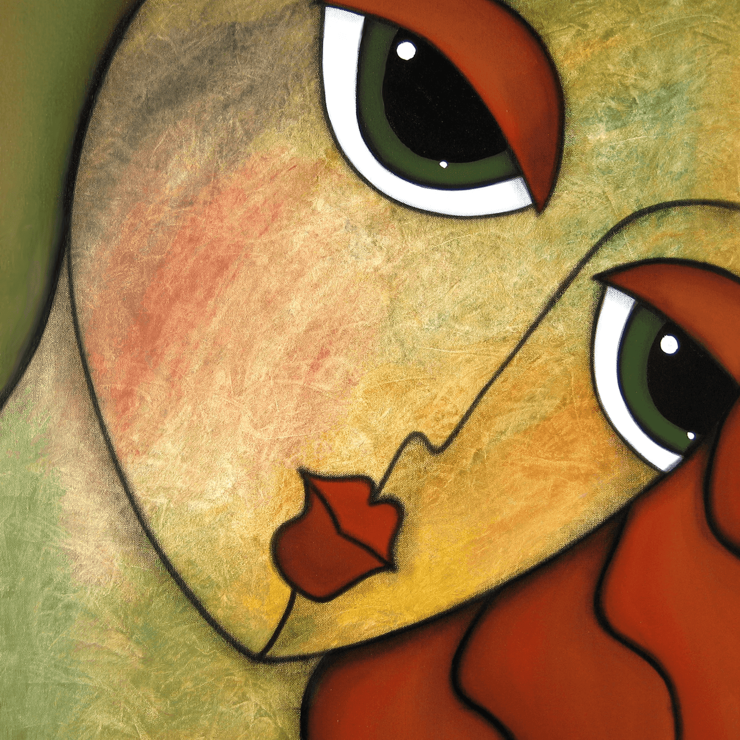 Abstract art original Modern Home Decor Canvas Print - Flawless - Thomasfedro