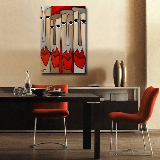 Abstract canvas print original modern pop art - Headliner - Thomasfedro
