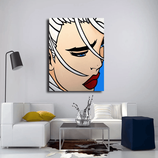 Abstract canvas print original modern pop art - Melody - Thomasfedro