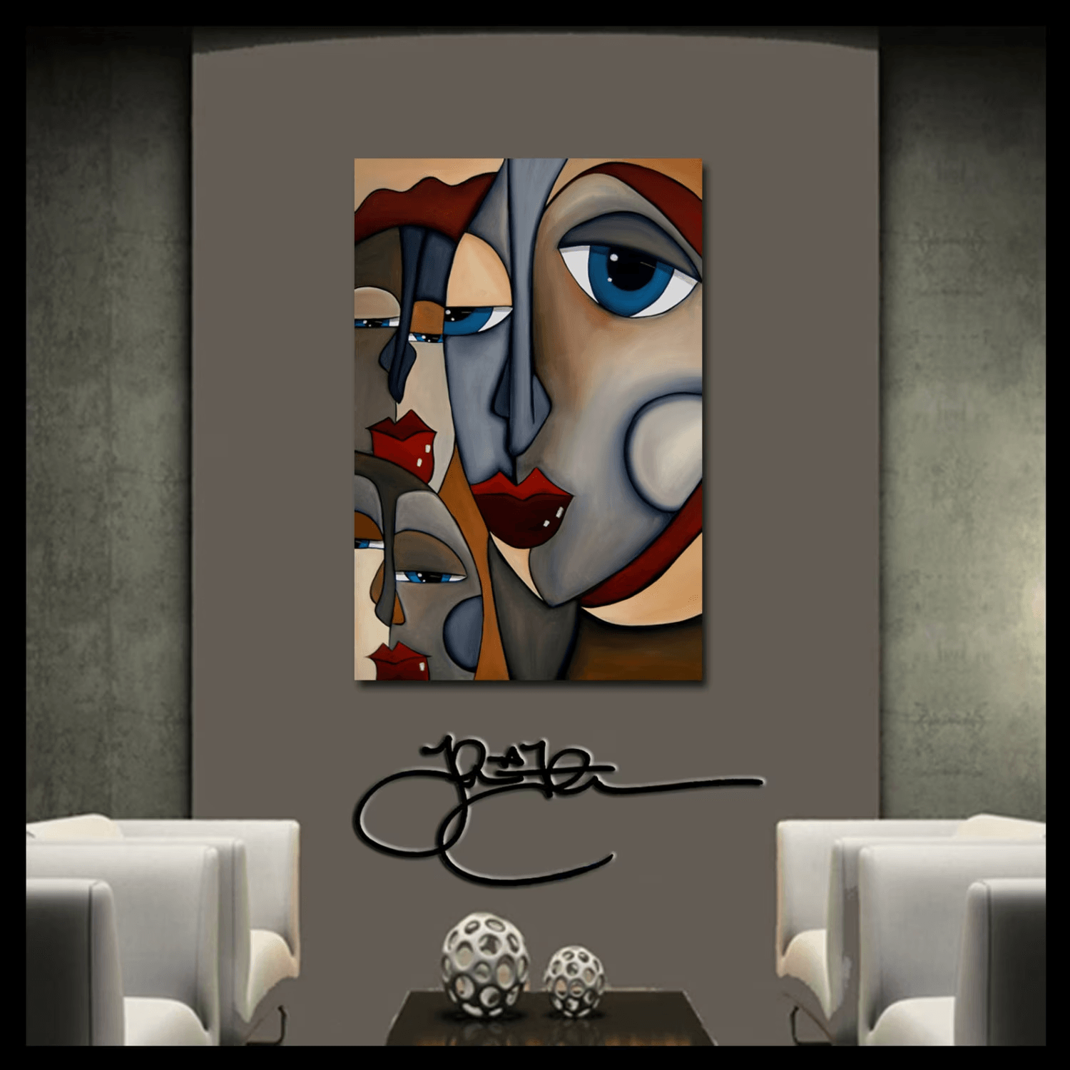 Original abstract art canvas print - Sooner or Later - Thomasfedro