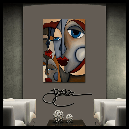 Original abstract art canvas print - Sooner or Later - Thomasfedro