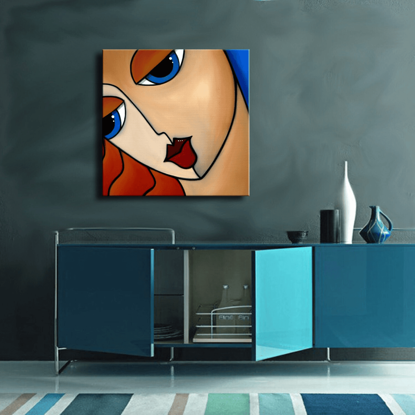 Original pop art design canvas print - Believe In It - Thomasfedro