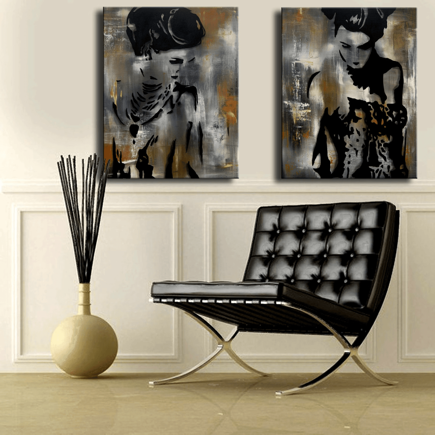 Street art style canvas pop art print - Marcella - Thomasfedro