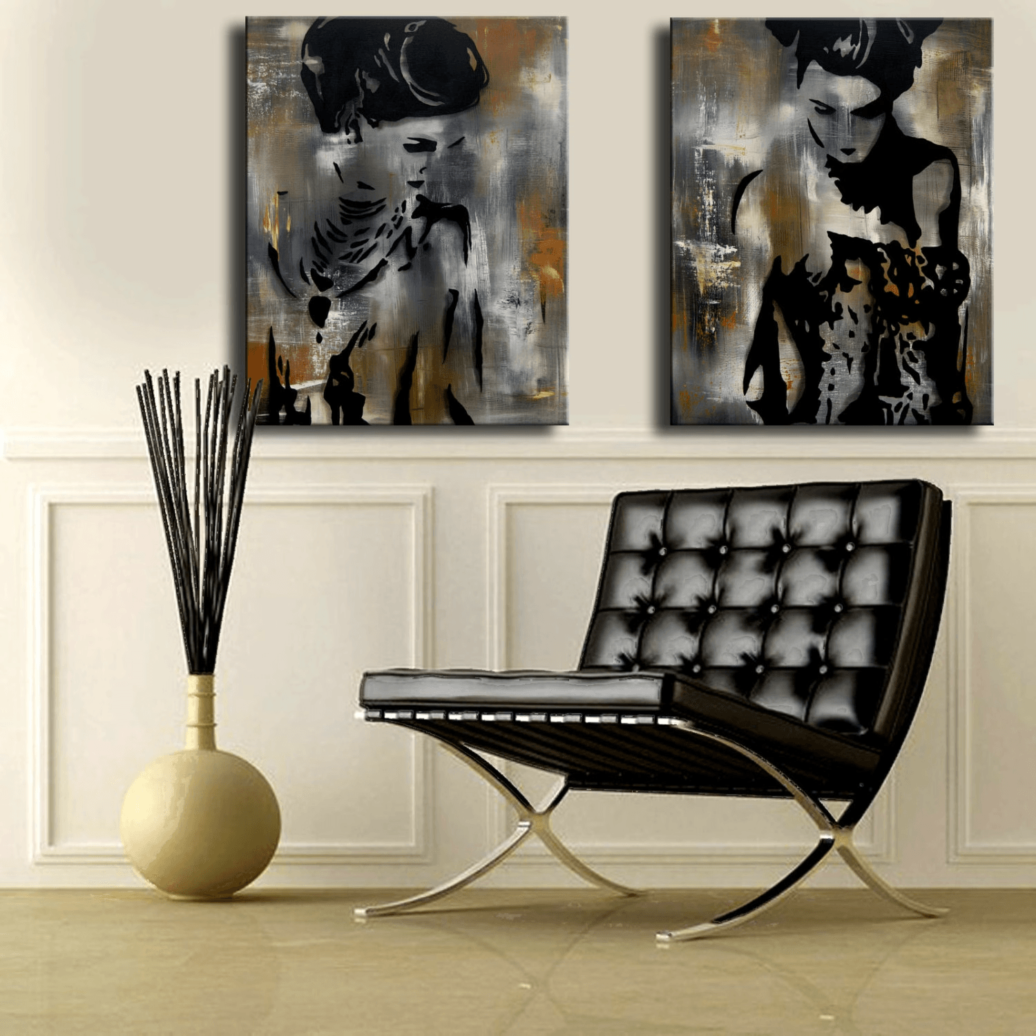 Street art style canvas pop art print - Marcella - Thomasfedro