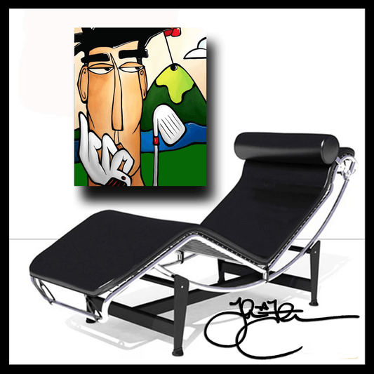 Pop art colorful golf canvas print - Chip & A Putt - Thomasfedro