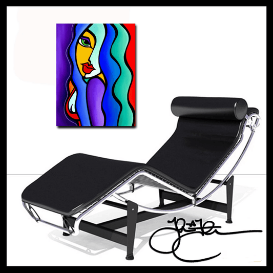 Abstract Modern pop Art original Woman Canvas Print - Mrs. Brightside - Thomasfedro