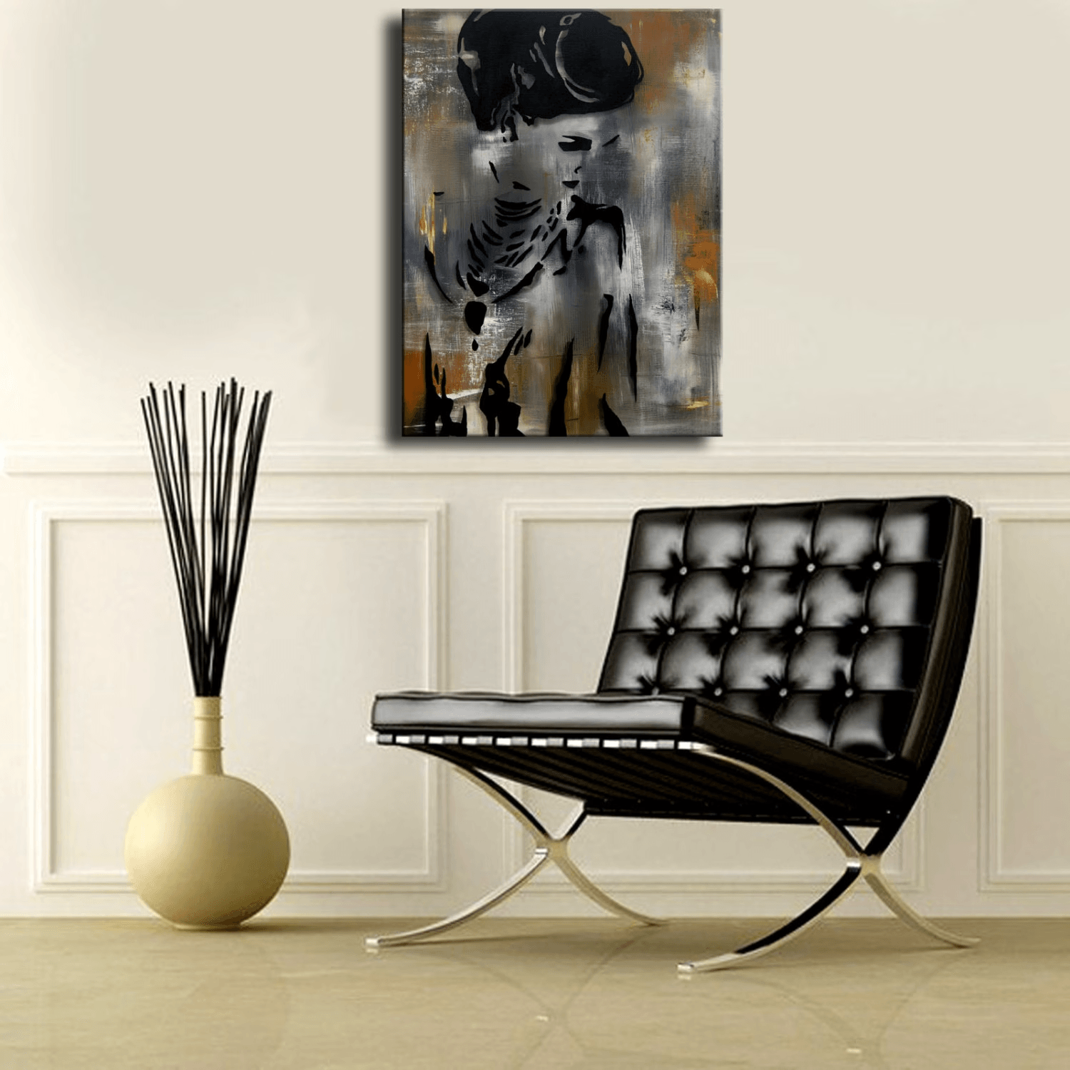 Street art style canvas pop art print - Marcella - Thomasfedro