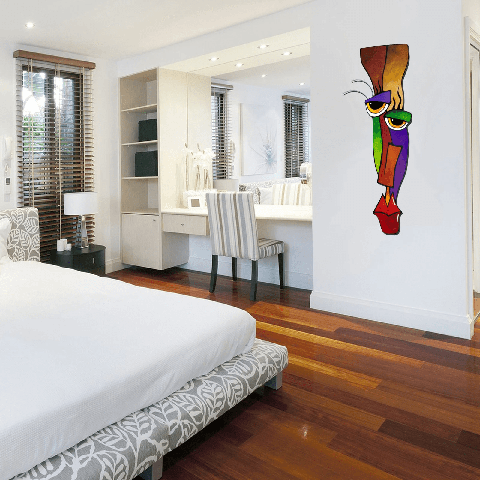 Original Abstract Modern Contemporary Art Painting Wall Sculpture - Funkman - Thomasfedro
