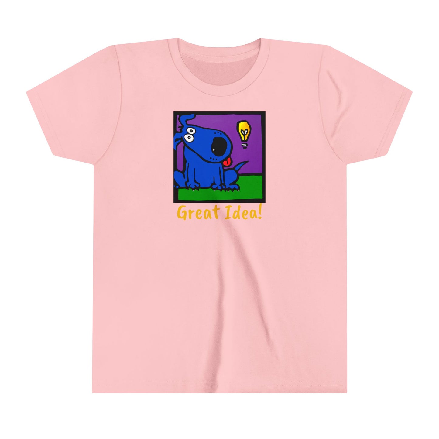 Youth Blue dog Short Sleeve Tee - Great Idea