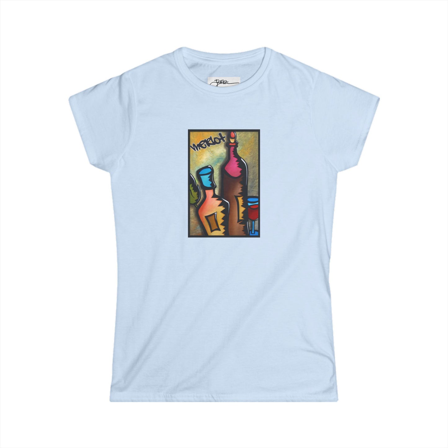 Women's Soft-style Wine Tee - Merlot