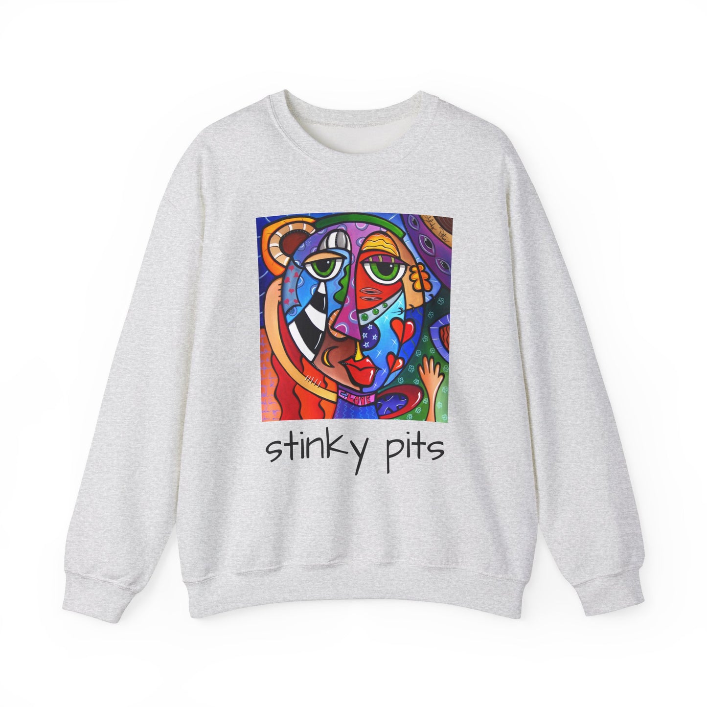 Unisex Heavy Blend™ Crewneck Sweatshirt - Stinky Pits