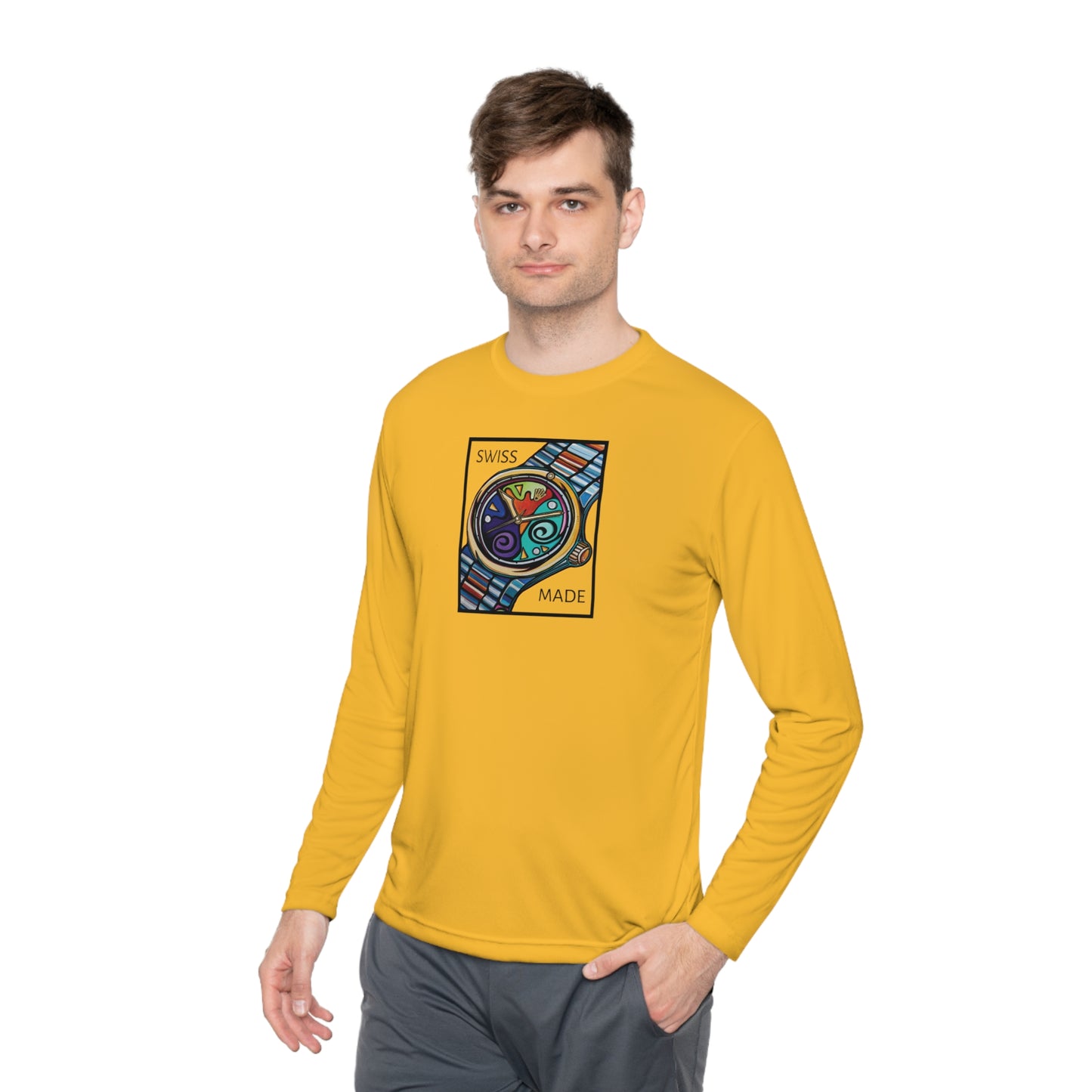 Unisex Lightweight Long Sleeve Horology Tee - Swiss Made