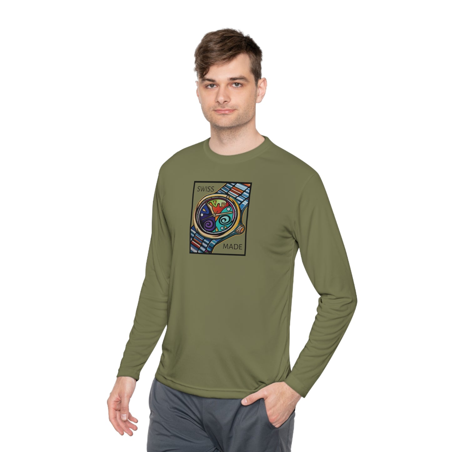 Unisex Lightweight Long Sleeve Horology Tee - Swiss Made