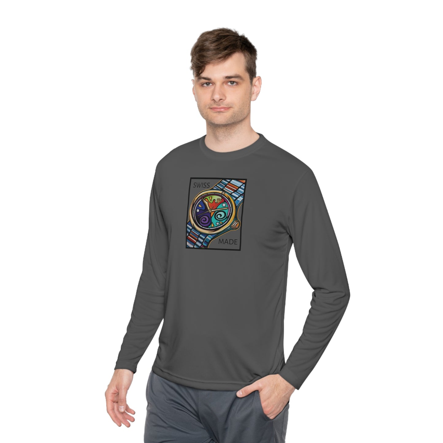 Unisex Lightweight Long Sleeve Horology Tee - Swiss Made