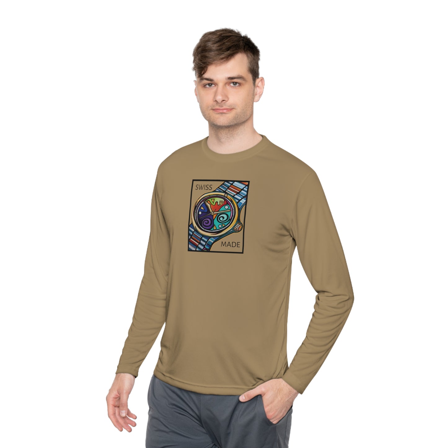 Unisex Lightweight Long Sleeve Horology Tee - Swiss Made