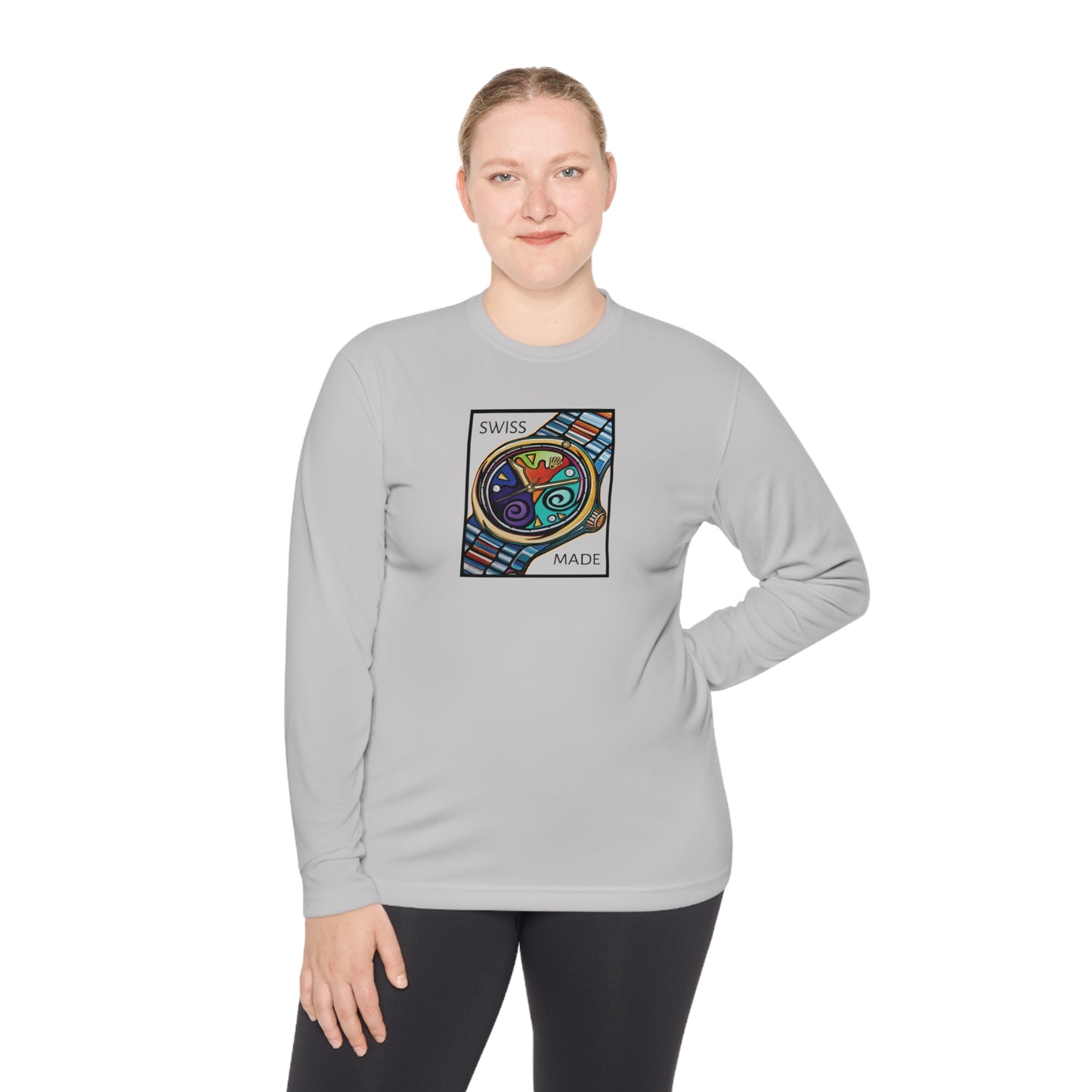 Unisex Lightweight Long Sleeve Horology Tee - Swiss Made