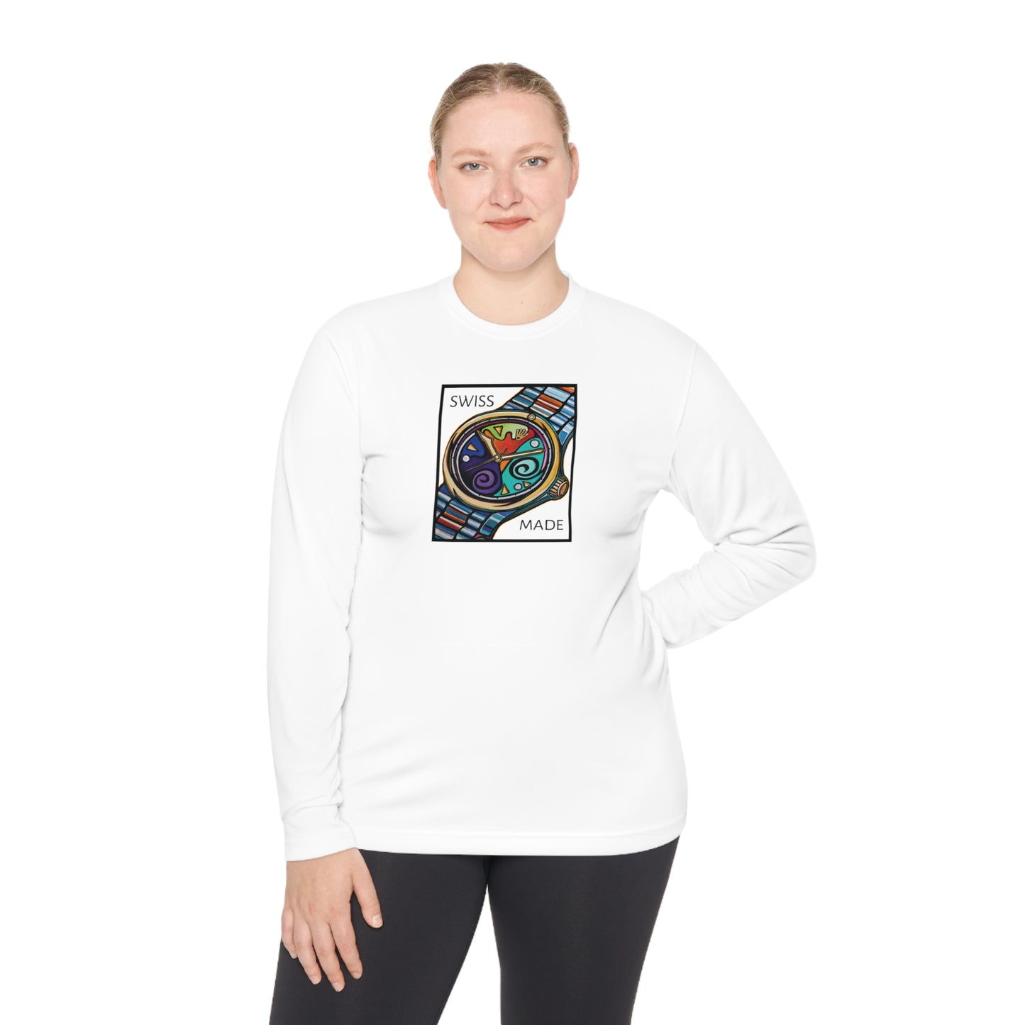 Unisex Lightweight Long Sleeve Horology Tee - Swiss Made