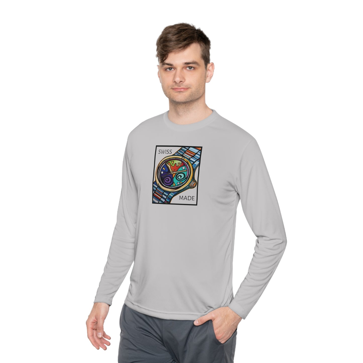 Unisex Lightweight Long Sleeve Horology Tee - Swiss Made