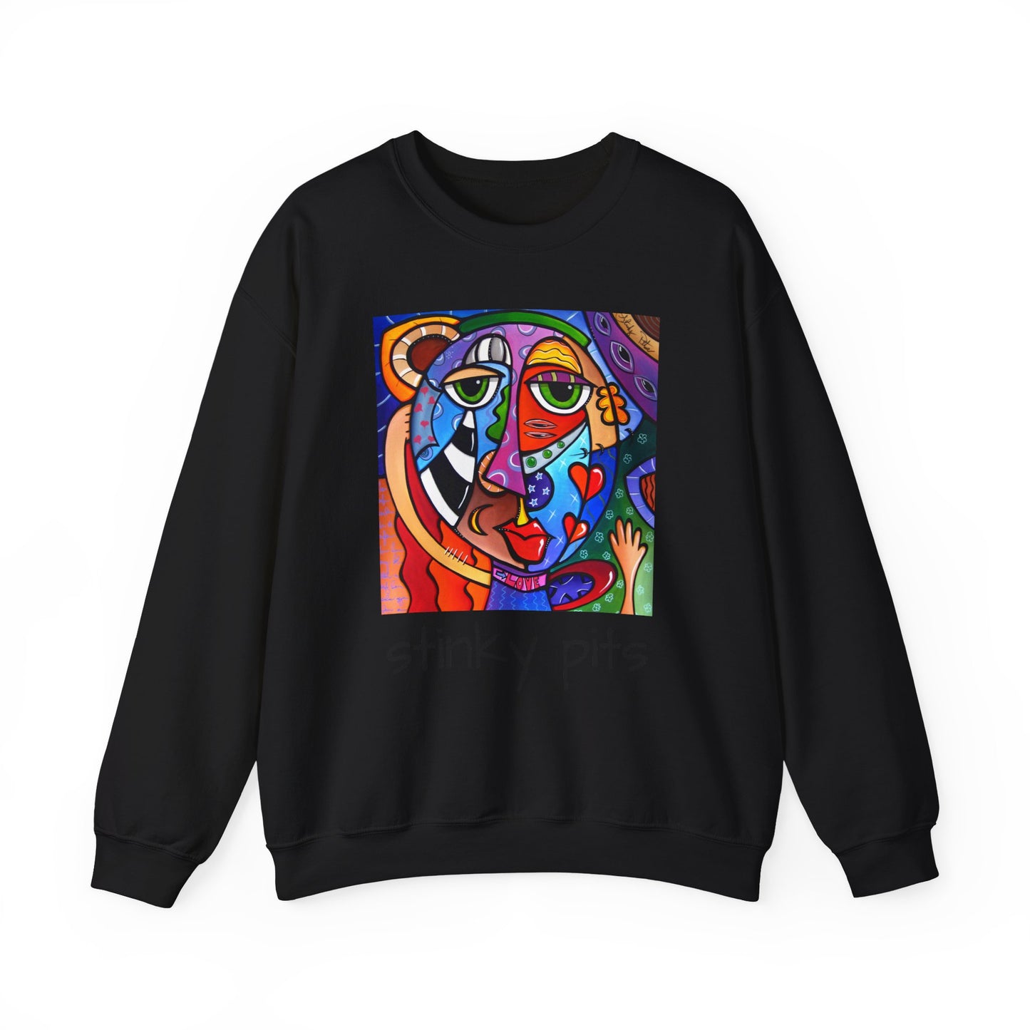 Unisex Heavy Blend™ Crewneck Sweatshirt - Stinky Pits