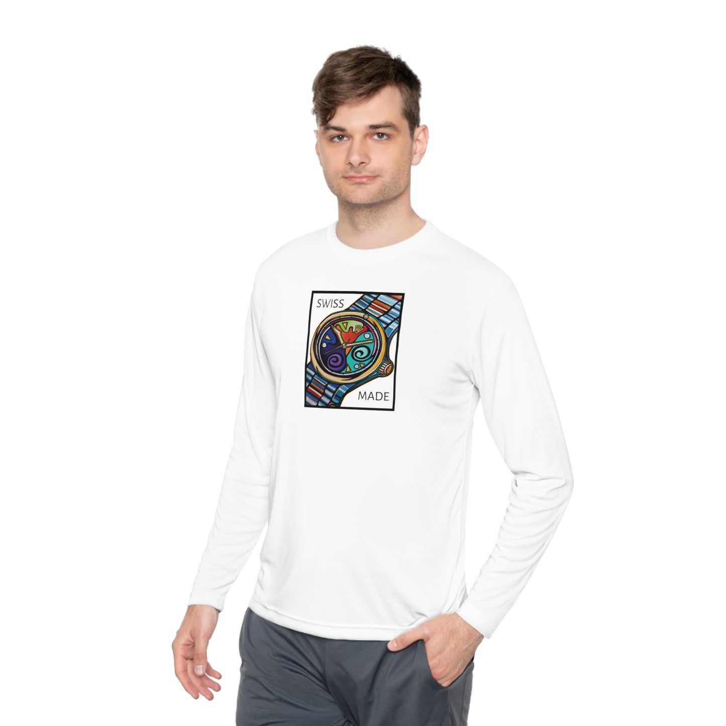 Unisex Lightweight Long Sleeve Horology Tee - Swiss Made