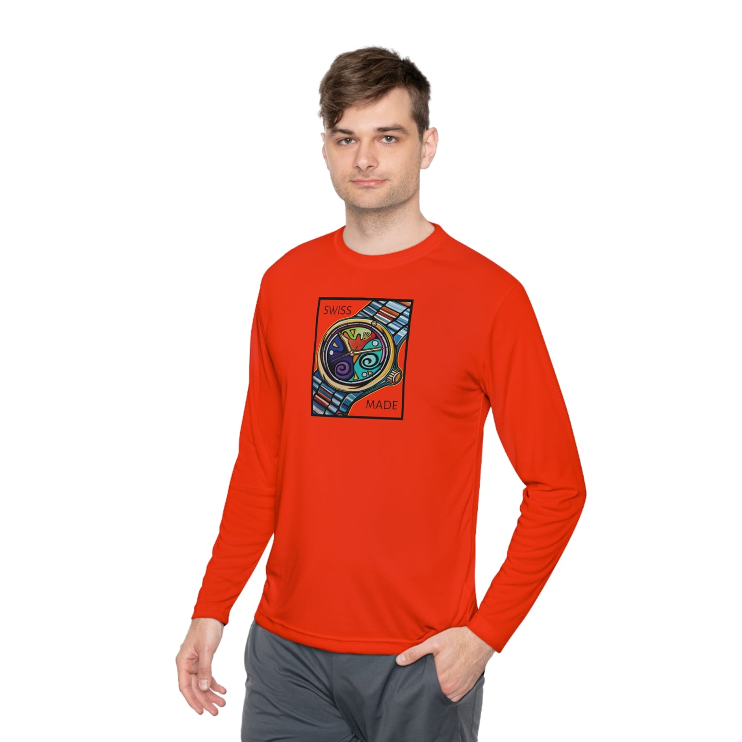 Unisex Lightweight Long Sleeve Horology Tee - Swiss Made