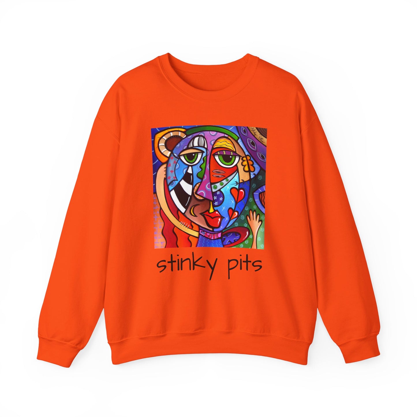 Unisex Heavy Blend™ Crewneck Sweatshirt - Stinky Pits