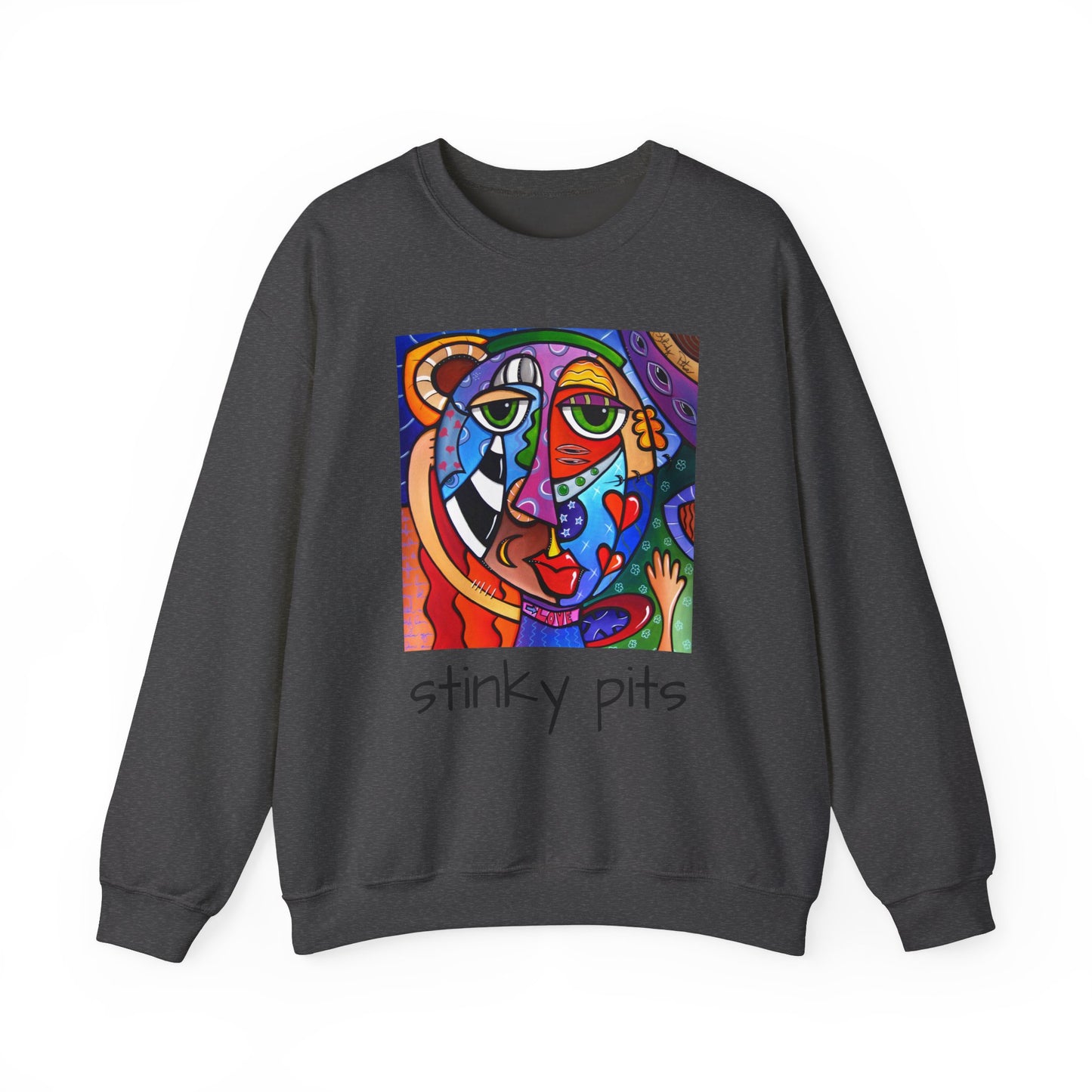 Unisex Heavy Blend™ Crewneck Sweatshirt - Stinky Pits