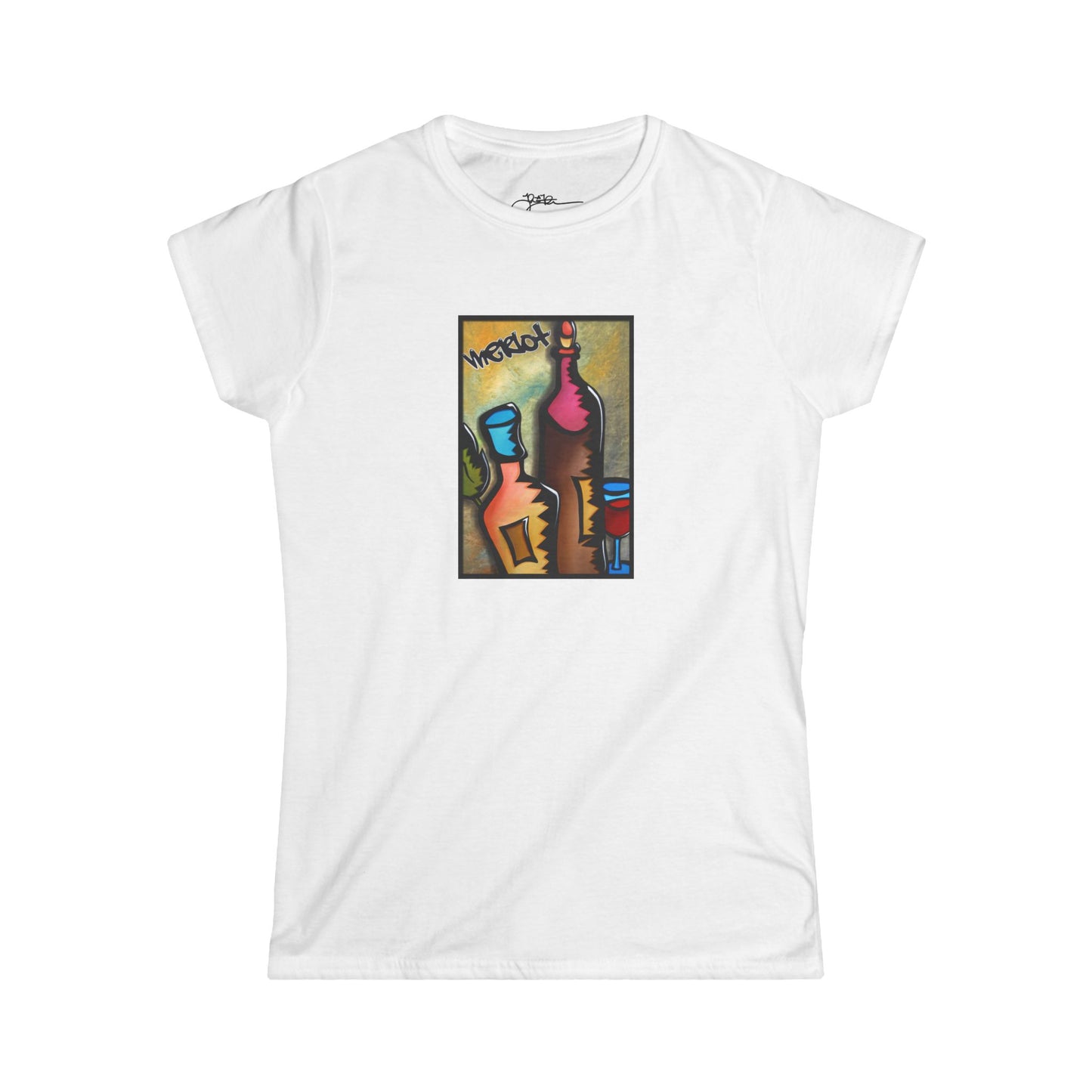 Women's Soft-style Wine Tee - Merlot