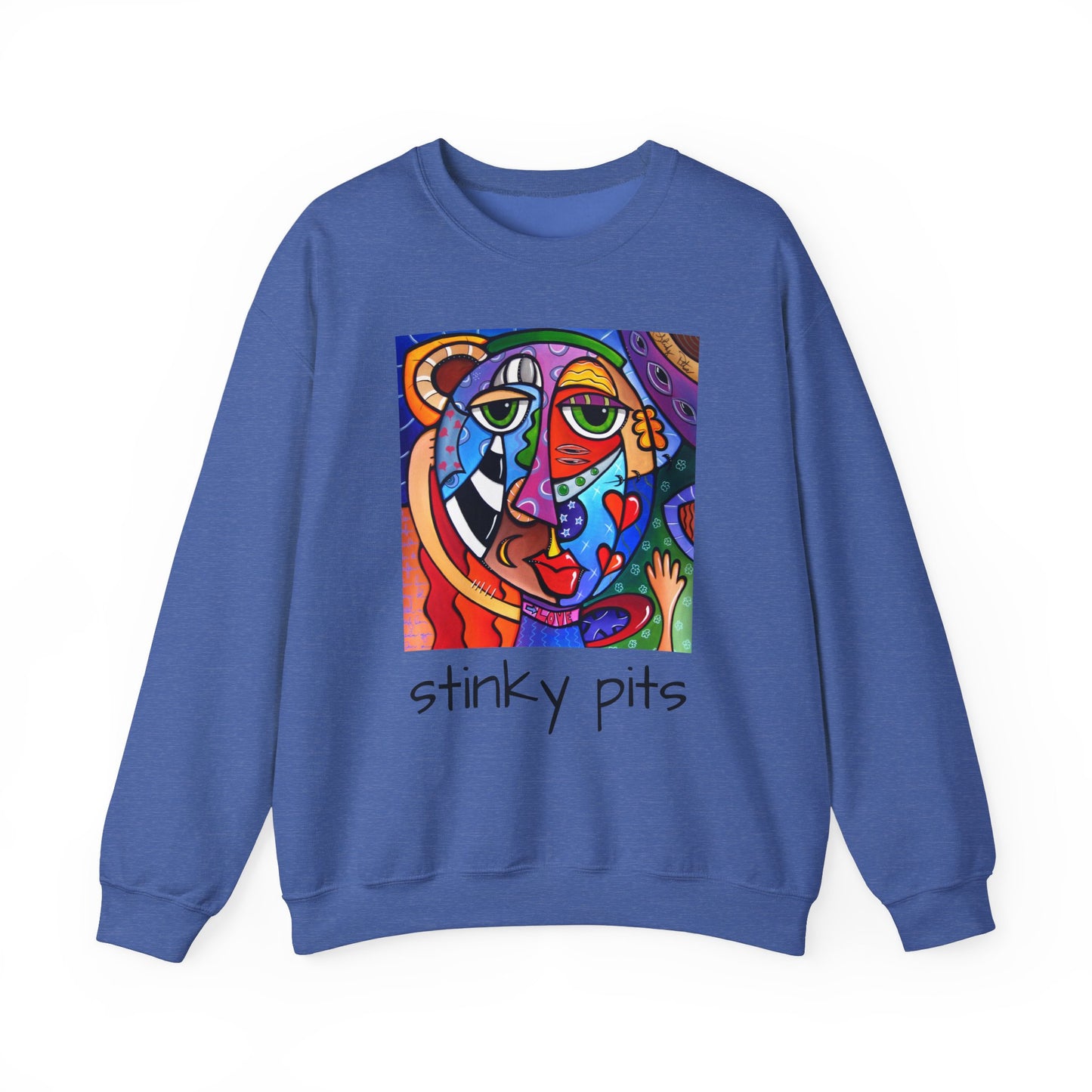 Unisex Heavy Blend™ Crewneck Sweatshirt - Stinky Pits