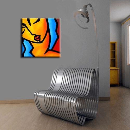 Abstract painting Modern pop Art colorful portrait - Passage - Thomasfedro
