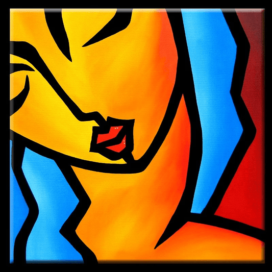 Abstract painting Modern pop Art colorful portrait - Passage - Thomasfedro