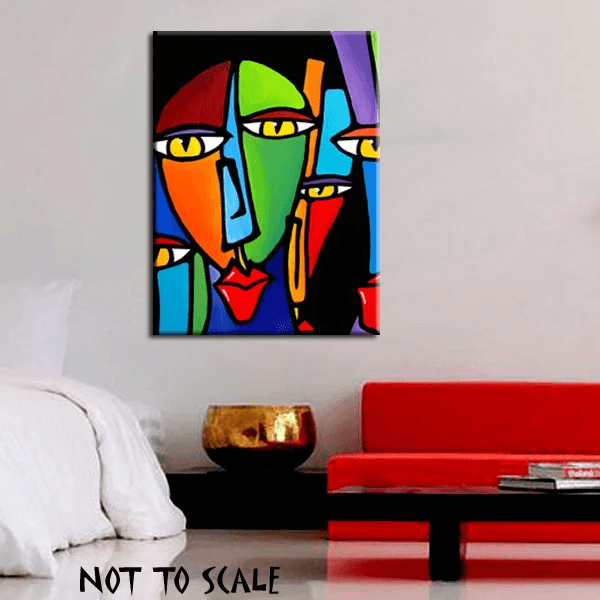 Abstract painting Modern pop Art Contemporary Portrait - Soup's On - Thomasfedro