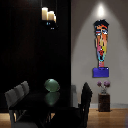 Abstract Sculpture Painting colorful Pop Contemporary Large wall decor - Dude - Thomasfedro