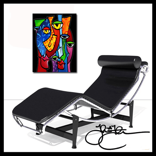 Pop art original Canvas Print. Funky street style - Huddle Up - Thomasfedro