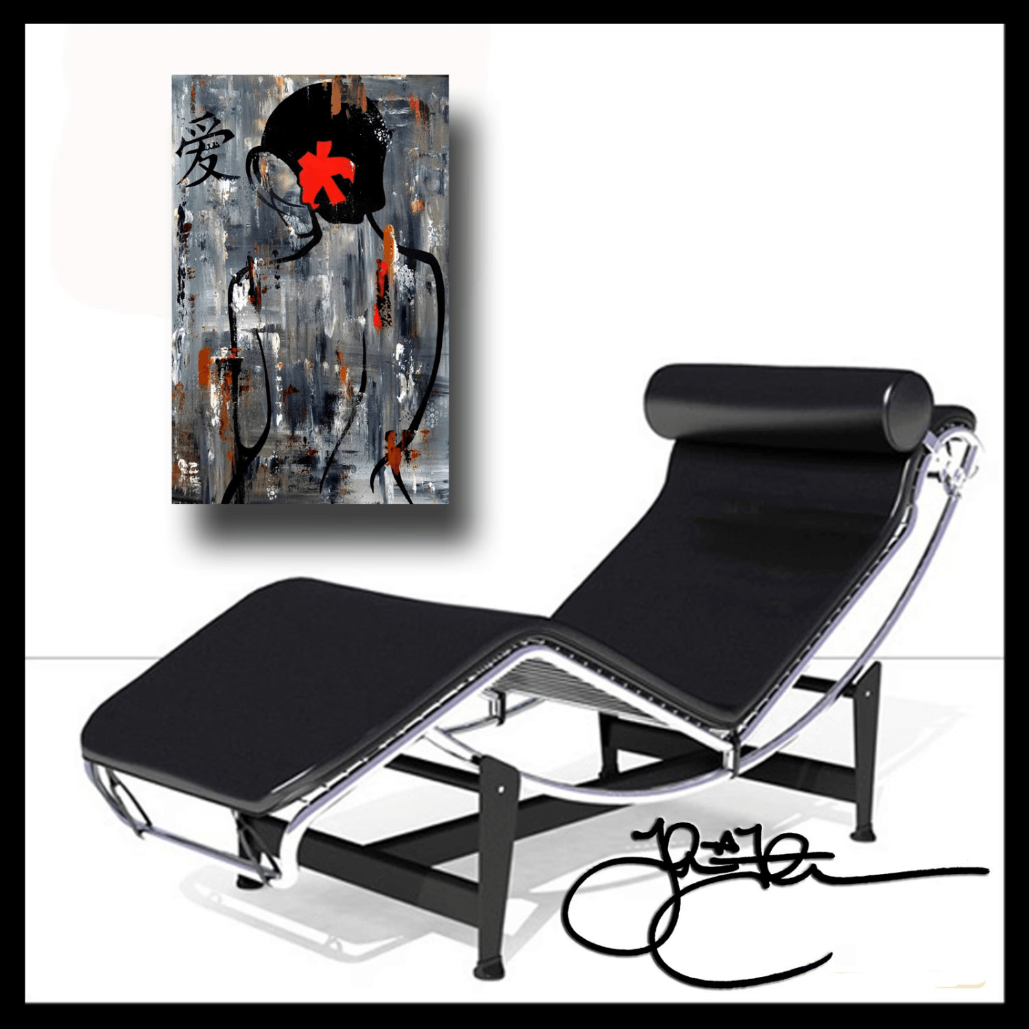 Abstract Modern Nude Home Decor pop art Canvas Print - Zen Bath - Thomasfedro