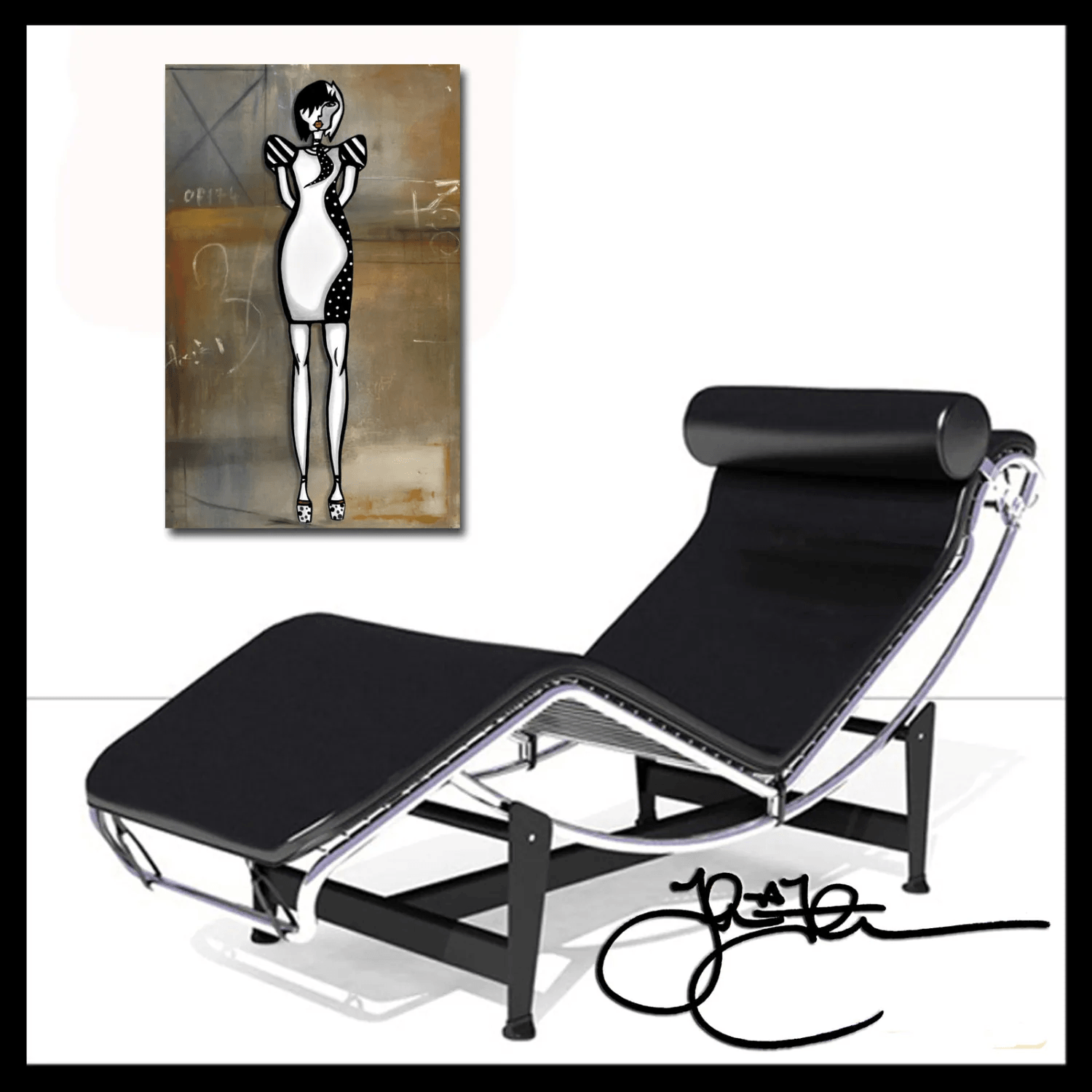 Abstract woman pop art modern home decor canvas - Fashion Police - Thomasfedro